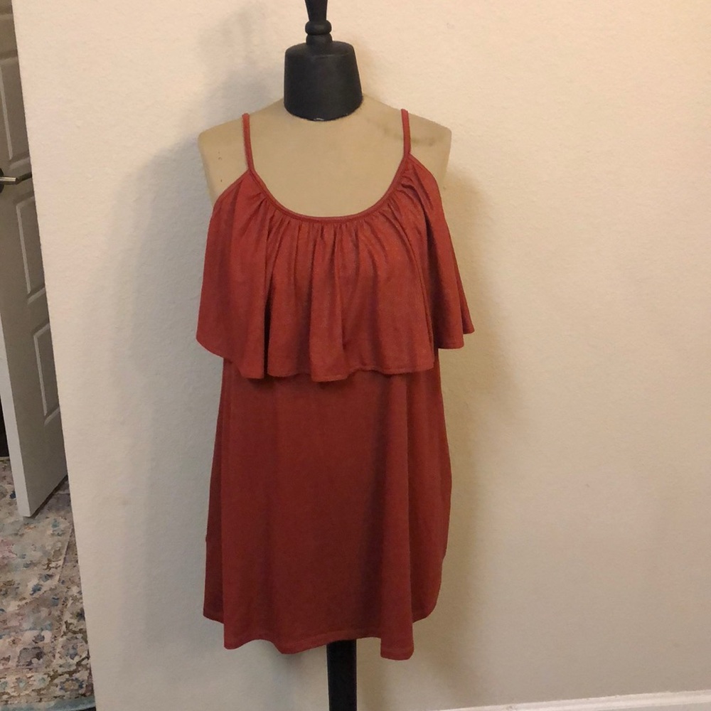 Shimmer tank dress
